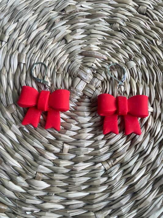Red Bow Dangle