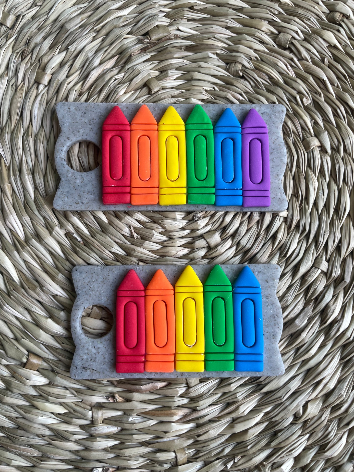 Rainbow Crayon Stanley Topper