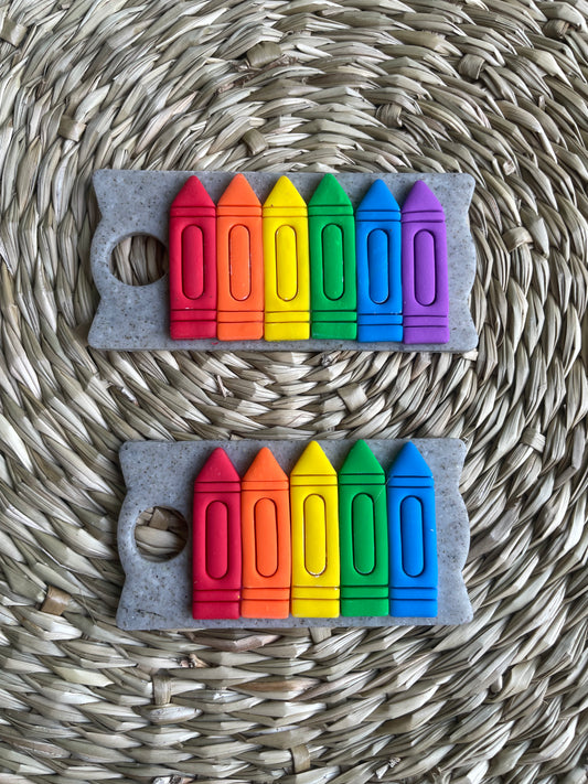 Rainbow Crayon Stanley Topper