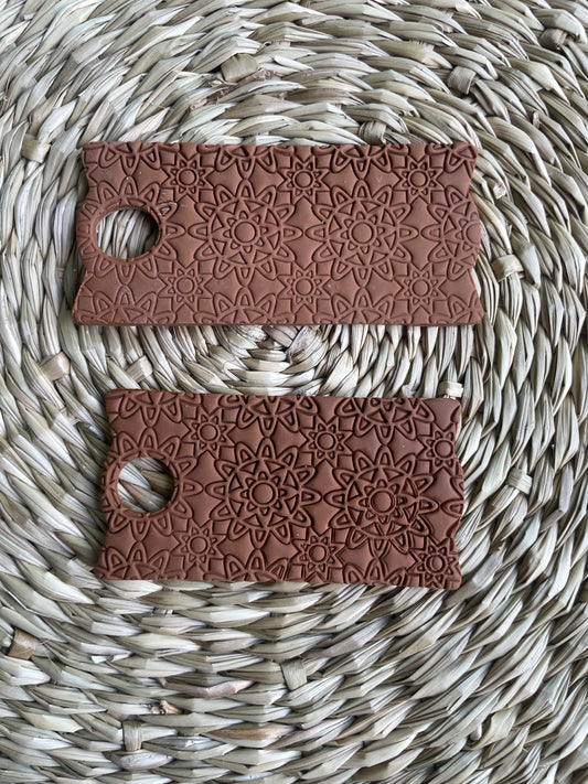 Textured Brown Neutral Stanley Topper