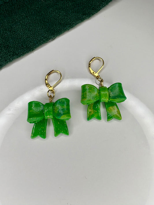 Green Bow Dangle